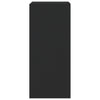 TV-seinäkaapit LED-valoilla 2 kpl musta 30,5x35x70 cm