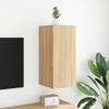 TV-seinäkaappi LED-valoilla Sonoma-tammi 30,5x35x70 cm