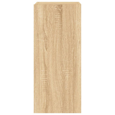 TV-seinäkaappi LED-valoilla Sonoma-tammi 30,5x35x70 cm