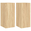 TV-seinäkaapit LED-valoilla 2 kpl Sonoma-tammi 30,5x35x70 cm