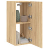 TV-seinäkaapit LED-valoilla 2 kpl Sonoma-tammi 30,5x35x70 cm