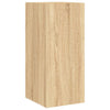 TV-seinäkaapit LED-valoilla 2 kpl Sonoma-tammi 30,5x35x70 cm