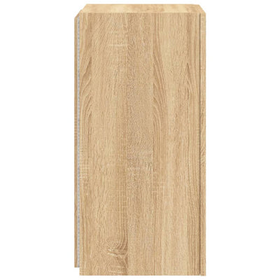 TV-seinäkaapit LED-valoilla 2 kpl Sonoma-tammi 30,5x35x70 cm