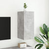 TV-seinäkaappi LED-valoilla betoninharmaa 30,5x35x70 cm