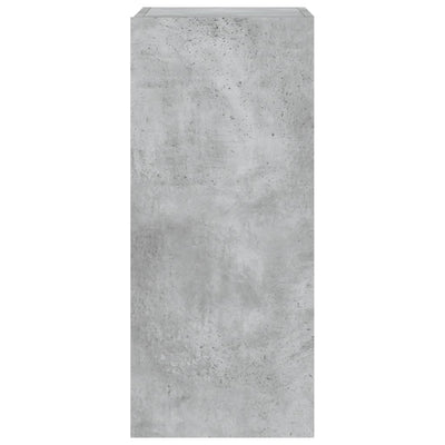 TV-seinäkaappi LED-valoilla betoninharmaa 30,5x35x70 cm