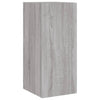 TV-seinäkaappi LED-valoilla harmaa Sonoma 30,5x35x70 cm