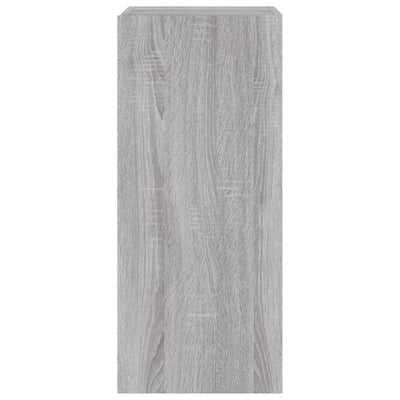TV-seinäkaappi LED-valoilla harmaa Sonoma 30,5x35x70 cm