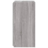 TV-seinäkaappi LED-valoilla harmaa Sonoma 30,5x35x70 cm