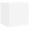 TV-seinäkaapit LED-valoilla 2 kpl valkoinen 40,5x35x40 cm