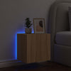 TV-seinäkaappi LED-valoilla Sonoma-tammi 40,5x35x40 cm