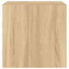 TV-seinäkaapit LED-valoilla 2 kpl Sonoma-tammi 40,5x35x40 cm