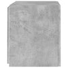TV-seinäkaappi LED-valoilla betoninharmaa 40,5x35x40 cm