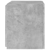 TV-seinäkaapit LED-valoilla 2 kpl betoninharmaa 40,5x35x40 cm