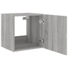 TV-seinäkaappi LED-valoilla harmaa Sonoma 40,5x35x40 cm