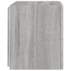 TV-seinäkaappi LED-valoilla harmaa Sonoma 40,5x35x40 cm