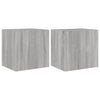 TV-seinäkaapit LED-valoilla 2 kpl harmaa Sonoma 40,5x35x40 cm