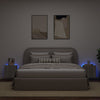 TV-seinäkaapit LED-valoilla 2 kpl harmaa Sonoma 40,5x35x40 cm