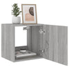 TV-seinäkaapit LED-valoilla 2 kpl harmaa Sonoma 40,5x35x40 cm