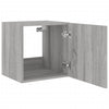 TV-seinäkaapit LED-valoilla 2 kpl harmaa Sonoma 40,5x35x40 cm