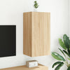 TV-seinäkaappi LED-valoilla Sonoma-tammi 40,5x35x80 cm