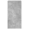 TV-seinäkaappi LED-valoilla betoninharmaa 40,5x35x80 cm