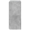 TV-seinäkaappi LED-valoilla betoninharmaa 40,5x35x80 cm