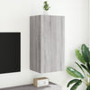 TV-seinäkaappi LED-valoilla harmaa Sonoma 40,5x35x80 cm