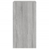 TV-seinäkaappi LED-valoilla harmaa Sonoma 40,5x35x80 cm