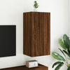 TV-seinäkaappi LED-valoilla ruskea tammi 40,5x35x80 cm