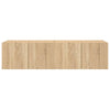 TV-seinäkaapit LED-valoilla 2 kpl Sonoma-tammi 60x35x31 cm