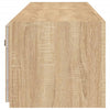 TV-seinäkaapit LED-valoilla 2 kpl Sonoma-tammi 80x35x31 cm