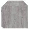 TV-seinäkaapit LED-valoilla 2 kpl harmaa Sonoma 80x35x31 cm
