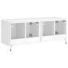 TV-seinäkaapit LED-valoilla 2 kpl valkoinen 60x35x41 cm