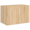 TV-seinäkaappi LED-valoilla Sonoma-tammi 60x35x41 cm
