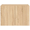 TV-seinäkaappi LED-valoilla Sonoma-tammi 60x35x41 cm