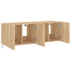 TV-seinäkaapit LED-valoilla 2 kpl Sonoma-tammi 60x35x41 cm