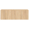 TV-seinäkaapit LED-valoilla 2 kpl Sonoma-tammi 60x35x41 cm