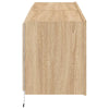 TV-seinäkaapit LED-valoilla 2 kpl Sonoma-tammi 60x35x41 cm