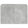 TV-seinäkaappi LED-valoilla betoninharmaa 60x35x41 cm