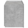 TV-seinäkaappi LED-valoilla betoninharmaa 60x35x41 cm