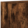 TV-seinäkaapit LED-valoilla 2 kpl savutammi 60x35x41 cm