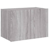 TV-seinäkaappi LED-valoilla harmaa Sonoma 60x35x41 cm