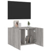 TV-seinäkaappi LED-valoilla harmaa Sonoma 60x35x41 cm