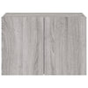 TV-seinäkaappi LED-valoilla harmaa Sonoma 60x35x41 cm
