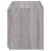 TV-seinäkaappi LED-valoilla harmaa Sonoma 60x35x41 cm