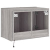 TV-seinäkaappi LED-valoilla harmaa Sonoma 60x35x41 cm
