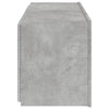 TV-seinäkaappi LED-valoilla betoninharmaa 100x35x41 cm