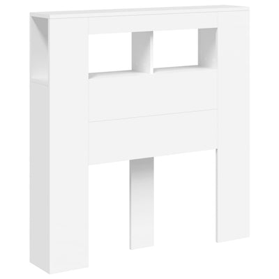 Valk sängynpääty led-valoilla Dionisios 100x18,5x103,5cm (puinen)