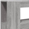 Sängynpääty LED-valoilla harmaa Sonoma 100x18,5x103,5 cm puu