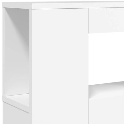 Valk sängynpääty led-valoilla Dionisios 120x18,5x103,5cm (puinen)